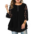 Plus Size Blouse Casual Women Tops Blouses Ruffled Shirts - ROUTINE FASHION