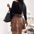 Ladies Waist Mini Skirt Puff Skirt Cake Skirt - ROUTINE FASHION