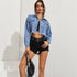 Women's Denim Vest Short Denim Jacket - ROUTINE FASHION