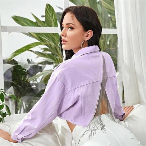 Women's Denim Vest Short Denim Jacket - ROUTINE FASHION