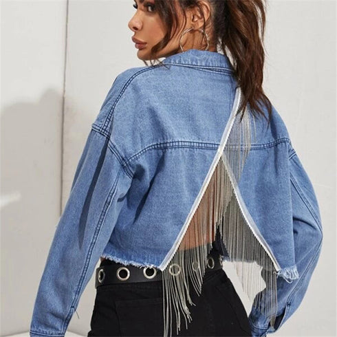 Women's Denim Vest Short Denim Jacket - ROUTINE FASHION