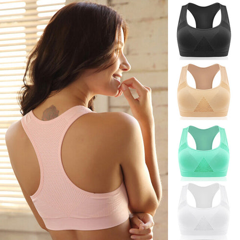 Hollow Sweat-absorbent Quick-drying Yoga Running Sport Bras - ROUTINE FASHION