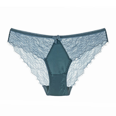 Full Lace Satin Soft Women's Briefs - ROUTINE FASHION
