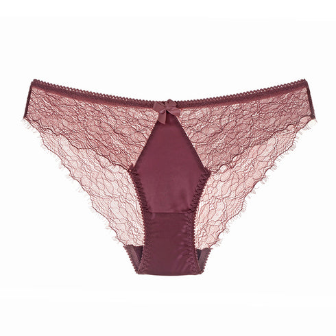 Full Lace Satin Soft Women's Briefs - ROUTINE FASHION