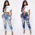 Fashion Stretch Ripped Skinny Hip Jeans - ROUTINE FASHION