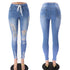 Fashion Stretch Ripped Skinny Hip Jeans - ROUTINE FASHION