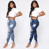 Fashion Stretch Ripped Skinny Hip Jeans - ROUTINE FASHION