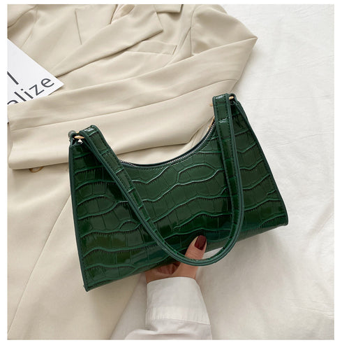 Solid Color Carry Underarm Bag - ROUTINE FASHION