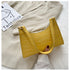 Solid Color Carry Underarm Bag - ROUTINE FASHION