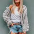 Women's Twist Knit Cardigan Jacket - ROUTINE FASHION
