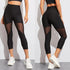 Women Leggings Gothic Insert Mesh Design Trousers Pants Big - ROUTINE FASHION