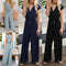 Hot Summer Fashion Joker Women Jumpsuits With Button - ROUTINE FASHION