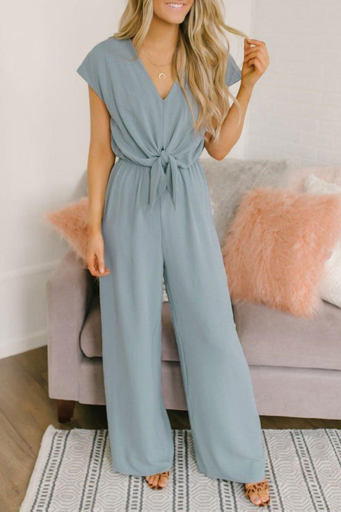 Hot Summer Fashion Joker Women Jumpsuits With Button - ROUTINE FASHION