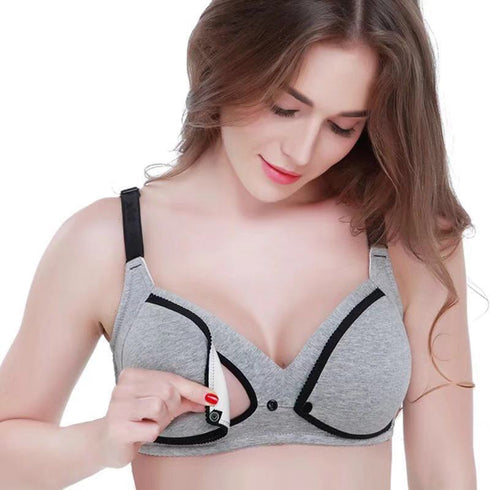 Breastfeeding Bras Maternity Open Nursing Bra for Feeding Nursing Underwear Clothes for Pregnant Lingerie Women Intimate Clothes - ROUTINE FASHION