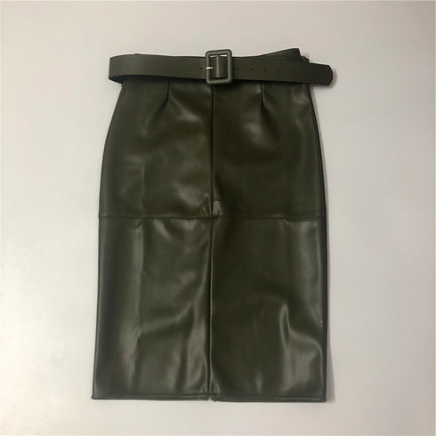 Skirt Skirts For Women Lady Maxi Suede White Split - ROUTINE FASHION