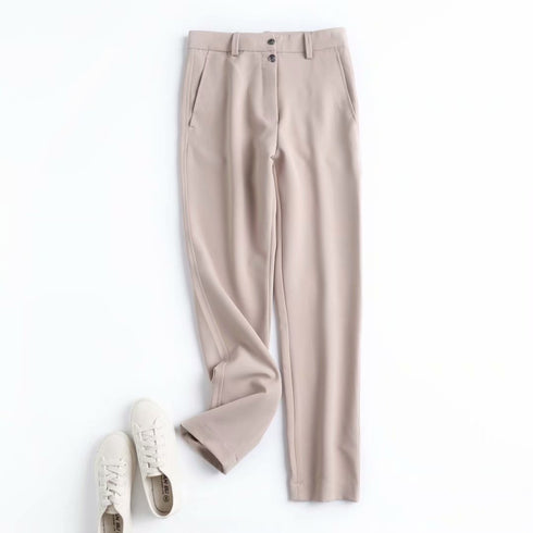 Women s Two Button Straight Casual Trousers - ROUTINE FASHION
