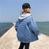 Denim Jacket Women Short Hooded Jacket Casual Top - ROUTINE FASHION