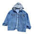 Denim Jacket Women Short Hooded Jacket Casual Top - ROUTINE FASHION