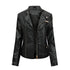 Women's Trendy Slim Pu Leather Winter Jacket - ROUTINE FASHION