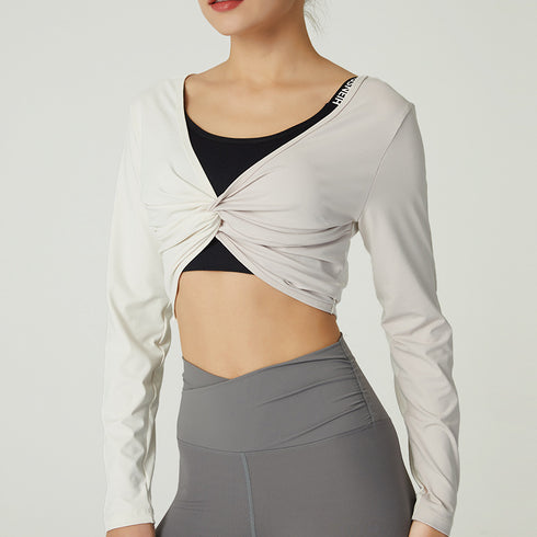 Contrasting Color Tight Yoga Wear Women Outdoor - ROUTINE FASHION