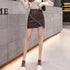 Irregular Leather Skirt Skirt - ROUTINE FASHION
