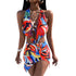 Sexy Bikini Print One-Piece Swimsuit Women - ROUTINE FASHION