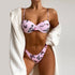 Bikini Sexy Butterfly Print Bikini High Quality Hard Bag Swimsuit Women - ROUTINE FASHION