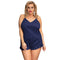 Comeondear Sleepwear Home Suit Summer V Neck Sexy Pyjamas Women Spaghetti Strap Loose Cami Top Shorts Pijama Satin Femme R80958 - ROUTINE FASHION