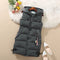 Sleeveless Waistcoat Mid-Length Hooded Waistcoat - ROUTINE FASHION