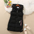 Sleeveless Waistcoat Mid-Length Hooded Waistcoat - ROUTINE FASHION