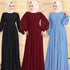 High-density Double Chiffon Fashion Simple And Elegant Muslim Dress - ROUTINE FASHION