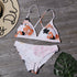 Split Print Bikini Swimsuit Women Bikini Ladies Swimwear - ROUTINE FASHION