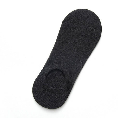 Socks Men And Women Solid Color Boat Socks Spring Invisible Socks Socks Socks Net Red Men'S Socks - ROUTINE FASHION