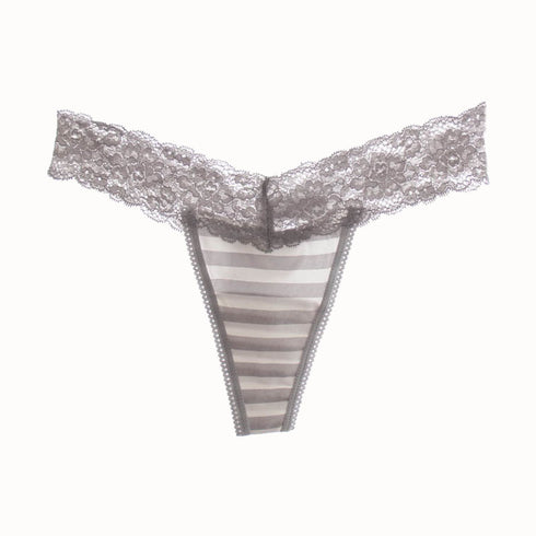 Thong Women Lace Striped Panties Women'S - ROUTINE FASHION