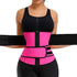 Double Waist Belt Waist Trainer Steel Bone Corset Waist Trainer Neoprene Corset - ROUTINE FASHION