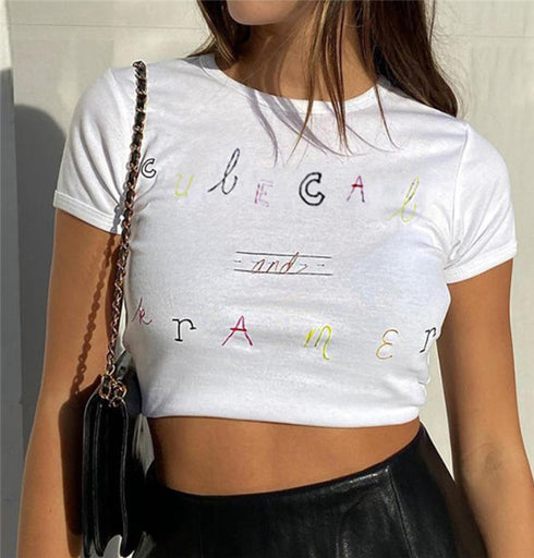 Women's short T-Shirt Top Women T Shirt - ROUTINE FASHION