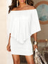 Mini Off Shoulder Sexy Dresses Beach Casual Dress - ROUTINE FASHION