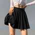 White Pleated Skirt Short Woman Elastic Waist Mini Skirts - ROUTINE FASHION