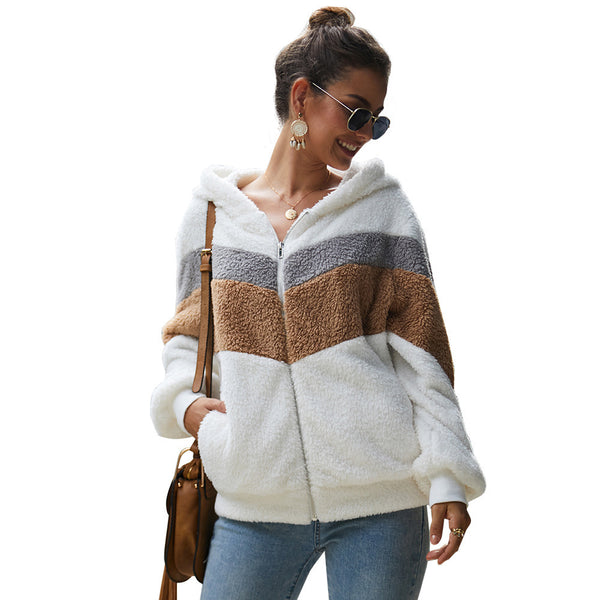 Warm Winter Zipper Women Hooded Coat - ROUTINE FASHION