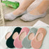 Women's Solid Color Socks Low Cut Shallow Mouth Leisure Boat Socks - ROUTINE FASHION