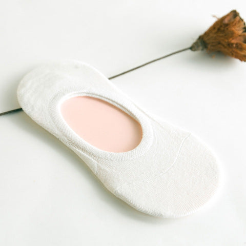 Women's Solid Color Socks Low Cut Shallow Mouth Leisure Boat Socks - ROUTINE FASHION