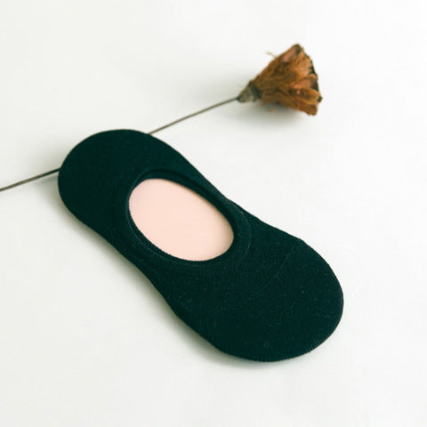 Women's Solid Color Socks Low Cut Shallow Mouth Leisure Boat Socks - ROUTINE FASHION