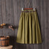 Small Literary A-Line Skirt Women Half-Length Skirt - ROUTINE FASHION