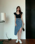 Women - ROUTINE FASHIONs Design sSense Of Denim Skirt Small Crowd - ROUTINE FASHION