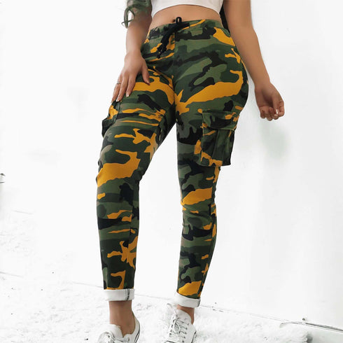 Camouflage Plus Size Casual Trousers Women New Casual Pants Women Fall Winter - ROUTINE FASHION