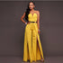 Hollow Long Jumpsuit Women Fashion Zipper Fitted Split Jumpsuit Elegant Breast Wide Leg Jumpsuit - ROUTINE FASHION