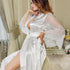 Bathrobes Lace Robe Nightgown women Sleepwear Pajamas - ROUTINE FASHION
