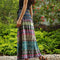 Floral A-Line Women'S Maxi Skirt Elastic High Waist - ROUTINE FASHION