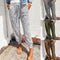 Hot Style Loose Print Casual Trousers For European Women - ROUTINE FASHION