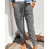 Hot Style Loose Print Casual Trousers For European Women - ROUTINE FASHION